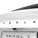 Spigen Tesla Rear Emblem Logo Full Cover, carbon - Tesla Model 3 2024