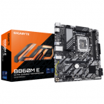 GIGABYTE B860M E | Intel processor family | LGA1851 processor socket | DDR5 | Supported hard drive interfaces: SATA, M.2 | Number of SATA connectors: 4
