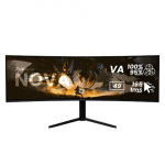 Arozzi New | 49" | VA | 32:9 | 165 Hz | 4 ms | 5120 x 1440 pixels | 350 cd/m | 2 HDMI ports | Black