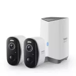 Baseus Security N1 2K Outdoor Monitoring Kit (2 Cameras) White