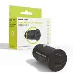 MOBILE ORIGIN 30W Super Car Charger CA20 - 2x USB-C