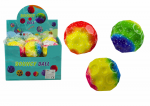 LEAN Toys Bouncing and Kneading Ball with Recesses, Colorful, 9.5cm