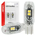 Amio LED bulbs STANDARD T10 2835 5SMD White 12V -04995