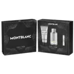Montblanc Explorer Platinum Gift set EDP 100 ml, shower gel 100 ml and miniature EDT 7.5 ml