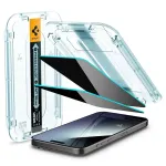Spigen Glass tR EZ Fit (Privacy) 2 Pack - iPhone 15 Pro Max