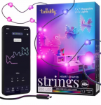 Twinkly Candy Hearts Smart LED Lamp String, 12m, USB-C