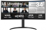 LG Monitors 34" 34WR55QK-B IPS QHD 100Hz Curved