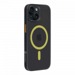 Tactical MagForce Hyperstealth 2.0 Cover for iPhone 15 / black/yellow