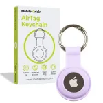 MOBILE ORIGIN AirTag KeyChain, purple