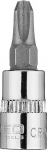 Neo "PH3 screwdriver bit on 1/4" socket, short, 37 mm";