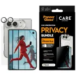 PanzerGlass CARE by Flagship Explorer 3-in-1 Case+Privacy Glass+Lens for iPhone Duo