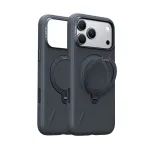 Torras Ostand Q3 Silicone, black - iPhone 18 Pro Max/17 Pro Max