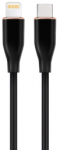 Gembird Premium Silicon 8-pin Male - USB Type-C Male 1.5m Black