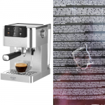 Adler AD 4390 Espresso Machine, 1350W (Damaged packaging)