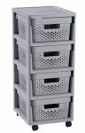 Curver Infinity wheeled bookcase
