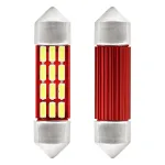 Amio LED CANBUS 4014 12SMD Festoon C5W C10W C3W 36mm White 12V/24V