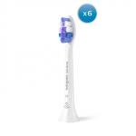 PHILIPS | Replacement Brush Heads | HX6056/87 Sonicare Sensitive | Heads | For Adults | 6 Brush Heads Included | White
