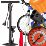Extralink Bicycle Inflator with Bike Pressure Gauge