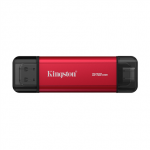 KINGSTON Dual Portable Solid-State Drive, USB Type-A and Type-C | 512 GB | Solid-state drive interface USB 3.2 Gen 2 | Read speed 1050 MB/s | Write speed 950 MB/s