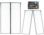 RoGer Mosquito net with magnetic door, 85x210cm