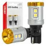 Amio LED bulbs STANDARD T15 3030 8SMD + 3020 1SMD White 12/24V -04991