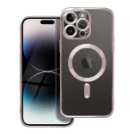 OEM Electro Mag phone case with MagSafe support for iPhone 14 Pro Max pink