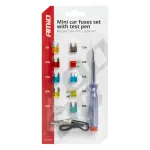 Amio Car blade MINI fuses with test pen -03524