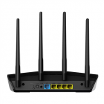 Asus Wireless AX3000 Dual Band WiFi 6 RT-AX57 802.11ax 2402+574 Mbit/s 10/100/1000 Mbit/s Ethernet LAN (RJ-45) ports 4 Mesh Support Yes MU-MiMO Yes No mobile broadband Antenna type External