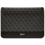 GUESS Sleeve GUCS14PS4SGK 14" czarny/ black 4G Stripe Metal Logo