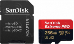 SANDISK Extreme PRO 256 GB microSDXC (UHS-I U3, Class 10, V30, A2)