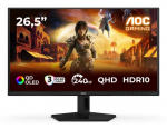 AOC G4 Q27G41ZDF computer monitor 26.5 inches (67.3 cm) 2560 x 1440 pixels Quad HD QD-OLED Black, Red
