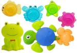 LEAN Toys Turtle Bathing Kit, Starfish, Plastic Waterfall