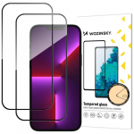 Wozinsky Full Glue Tempered Glass 2-Pack for iPhone 17, iPhone 16 Pro
