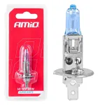 Amio Halogen bulb H1 12V/55W Super White 1pc blister