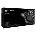 Mercator Nitrile gloves MOTO black size M, 100 pcs