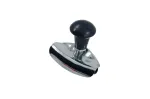 CarCommerce Steering wheel spinner knob, straight, silver
