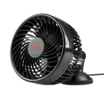 Amio Car fan with suction cup 6" 12V