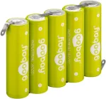 Goobay 5x AA (Mignon) - 2100 mAh, Solder tail (Z),(NiMH), 6 V