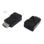 Gembird HDMI to VGA adapter, single port | Black | HDMI | VGA