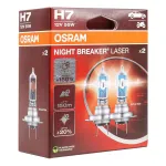 Osram Halogen Bulb H7 12V 55W PX26d NIGHT BREAKER LASER +150% /2pcs