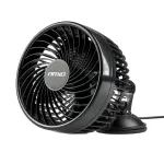 Amio Car fan with suction cup 6" 24V