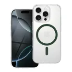 Case for iPhone 13 PRO MAX Drop Glue Colorful Ring Mag Cover compatible with MagSafe dark green