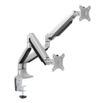 Logilink BP0043 Dual Monitor Desk Mount, 13"-32", Gas Spring, Aluminum