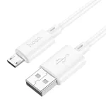 USB A to Micro USB Hoco 2.4A 1 m X88 white