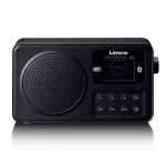 LENCO PDR-033BK Portable FM/Bluetooth Radio
