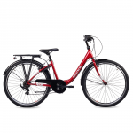 SCOOL Youth bicycle S'COOL chiX, 26" Red/White