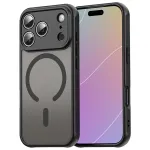 marka niezdefiniowana iPhone 18 Pro / 17 Pro PC TPU Magnetic Matte Case, Drop-Resistant - Black