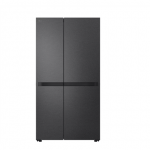 LG Refrigerator | GSBC40EPPE | Energy efficiency class E | Freestanding | Side-by-side | Height 179 cm | No Frost system | Fridge net capacity 423 L | Freezer net capacity 241 L | Display | 36 dB | Bl