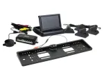 Amio Parking assistant system TFT02 4.3" with HD-402-LED 4 sensors black Truck