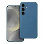 OEM Silicone Mag Cover phone case with MagSafe support for Samsung Galaxy S25 FE (S731) blue